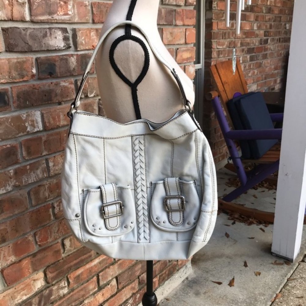 White Tignanello Whit  Leather Purse